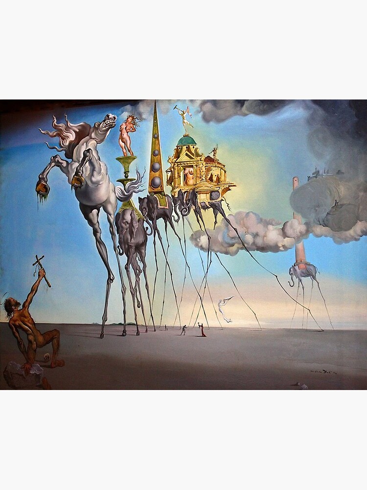 "The Temptation Of Saint Anthony, 1946 By Salvador Dali" Art Print For ...