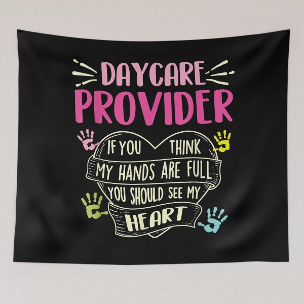 Item preview, Full Heart - Daycare Provider Nanny Au Pair Pre-K Teacher  designed and sold by JethroShop.