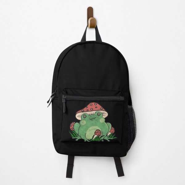 Item preview, Cartoon Frog Toadstool Mushroom Hat Cottagecore Aesthetic Grunge designed and sold by alenaz.