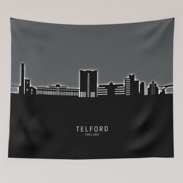 Item preview, Telford England Skyline designed and sold by ArtPrints.