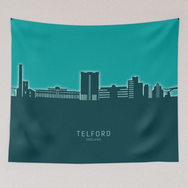 Item preview, Telford England Skyline designed and sold by ArtPrints.