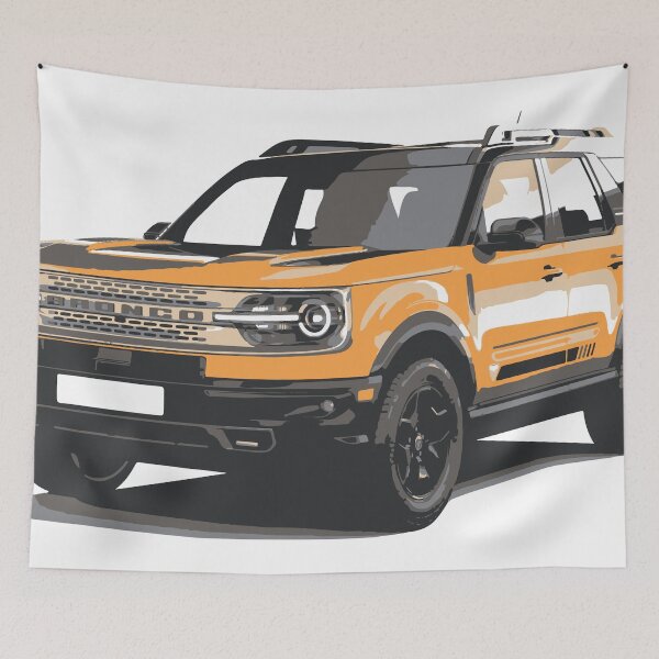 Item preview, Bronco truck Suv illustration designed and sold by J---store.