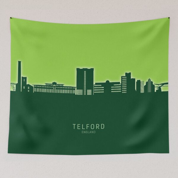 Item preview, Telford England Skyline designed and sold by ArtPrints.