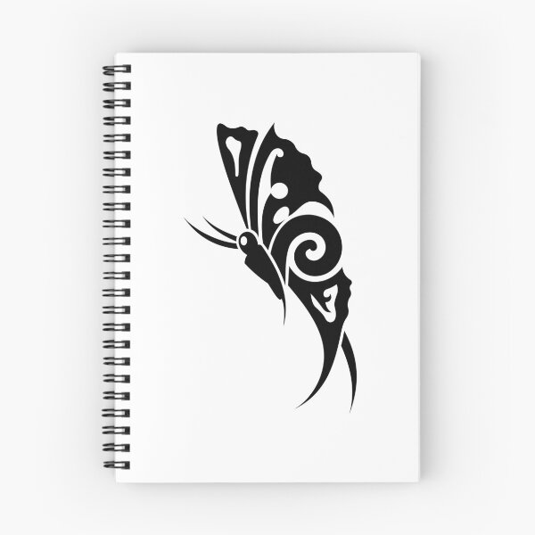 Item preview, Black butterfly tribal tattoo designed and sold by Almusawwir.