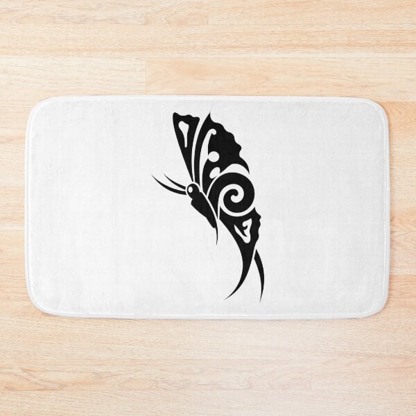 Item preview, Black butterfly tribal tattoo designed and sold by Almusawwir.