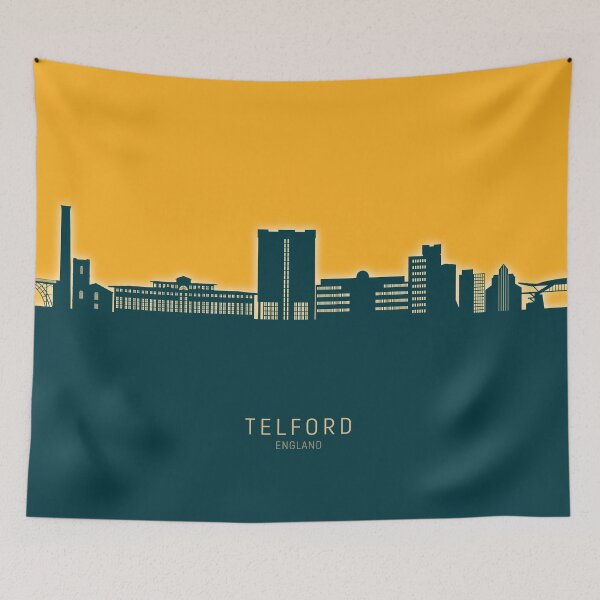 Item preview, Telford England Skyline designed and sold by ArtPrints.