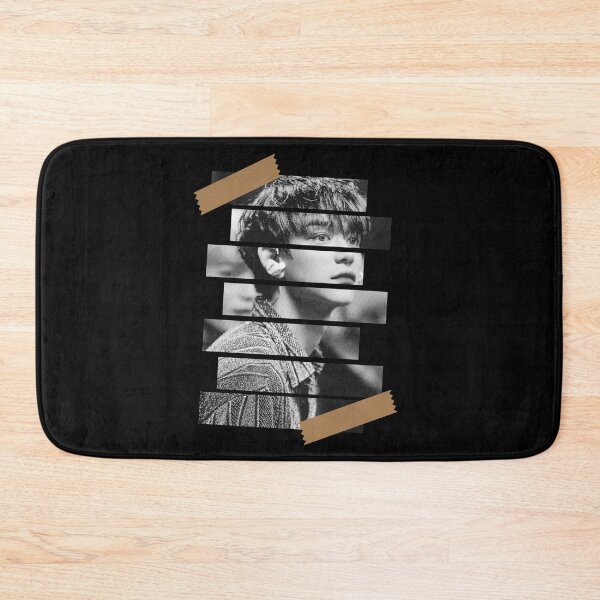 Item preview, Lucas Wong SuperM Wong Yukhei Korean Kpop Monochrome Stripe Design designed and sold by Piosenka Art.