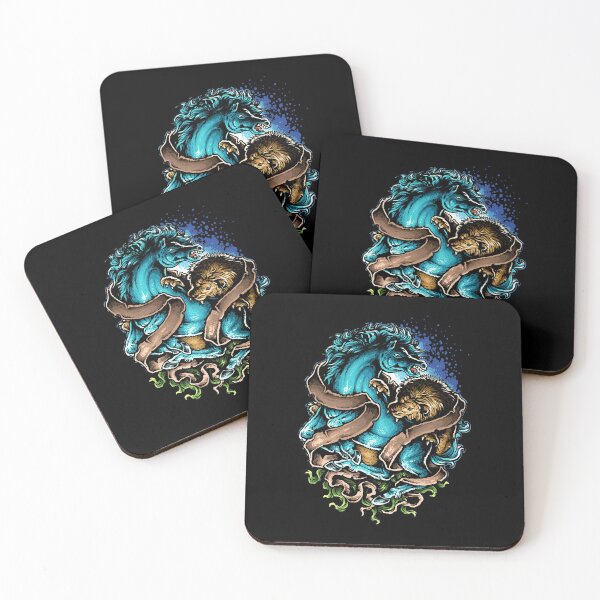 Item preview, lion versus horse illustration  designed and sold by Dekeyser36.