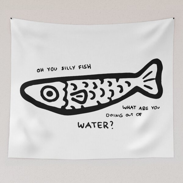 Item preview, Fish Out Of Water designed and sold by TPdesigns.