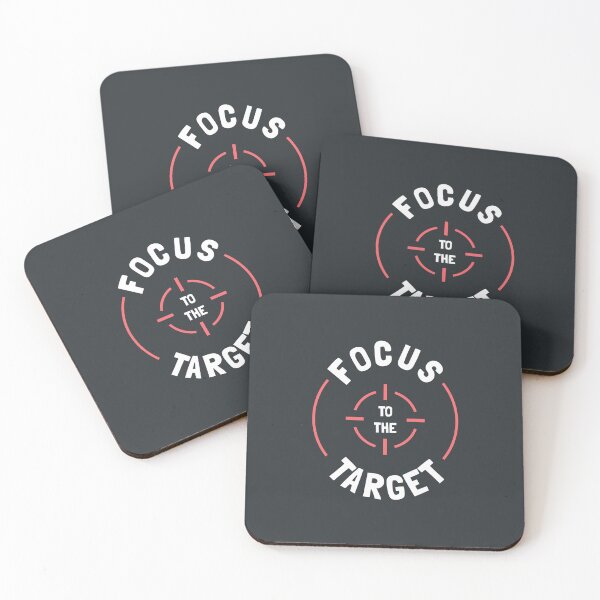 Item preview, Focus Target Motivation Quote Handwritten Vector Design designed and sold by Peekonet.