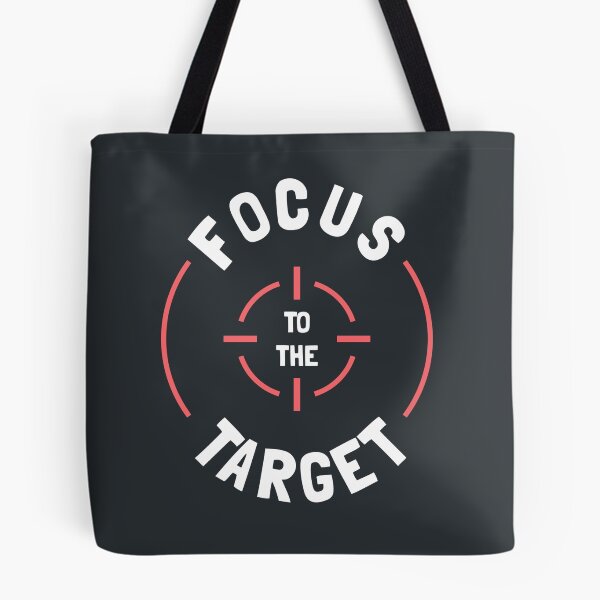 Item preview, Focus Target Motivation Quote Handwritten Vector Design designed and sold by Peekonet.