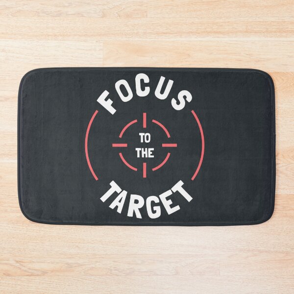 Item preview, Focus Target Motivation Quote Handwritten Vector Design designed and sold by Peekonet.