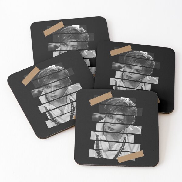 Item preview, Lee Tae yong SuperM Taeyong Korean Kpop Monochrome Stripe Design designed and sold by Piosenka Art.