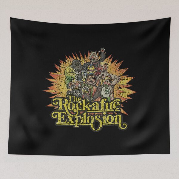 Item preview, Showbiz Pizza T-ShirtRock a fire Explosion designed and sold by JesiParu.