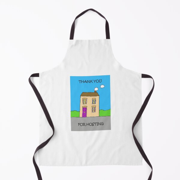 Item preview, Thank You for Hosting Cute Cartoon House designed and sold by KateTaylor.