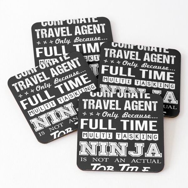 Item preview, Corporate Travel Agent T Shirt - Multitasking Ninja Job Gift Item Tee designed and sold by eaneyjulie.