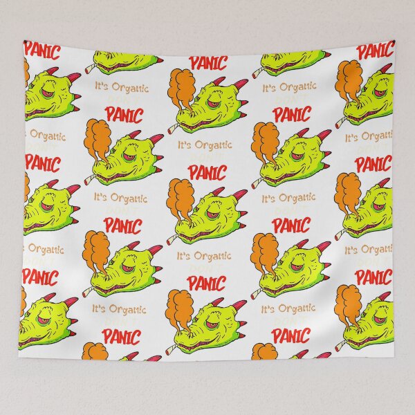 Item preview, Dont Panic, its Organic (dragon smoking weed)  designed and sold by eAniello1994.
