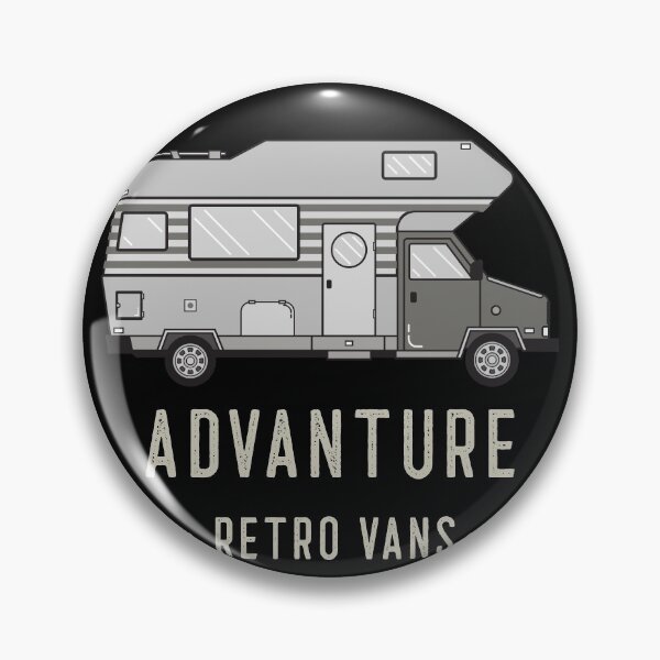 Item preview, Advanture Retro Vans Van Life Camping Caravan designed and sold by Rene-Greff.