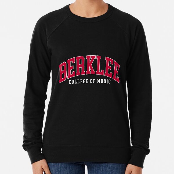 berklee college font curved Lightweight Sweatshirt