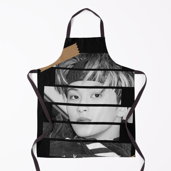 Item preview, Mark Lee SuperM Mark Korean Kpop Monochrome Stripe Design designed and sold by Piosenka Art.