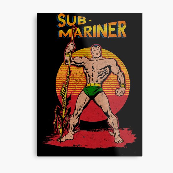 Vintage Namor sunset Metal Print