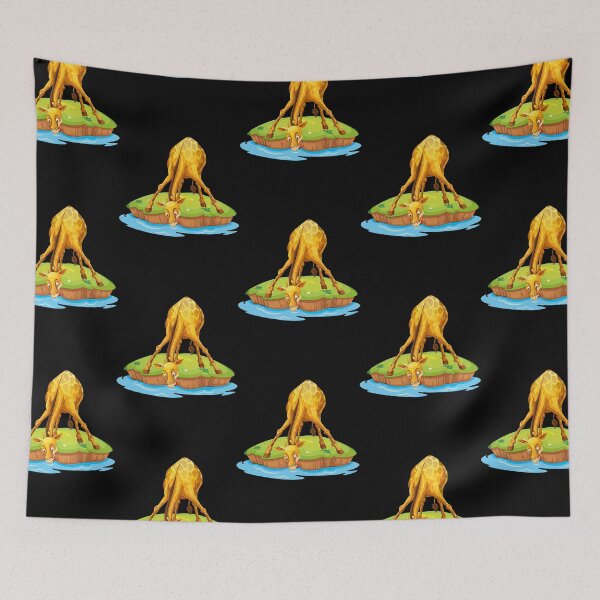 Item preview, Giraffe Drinking  designed and sold by Dekeyser36.