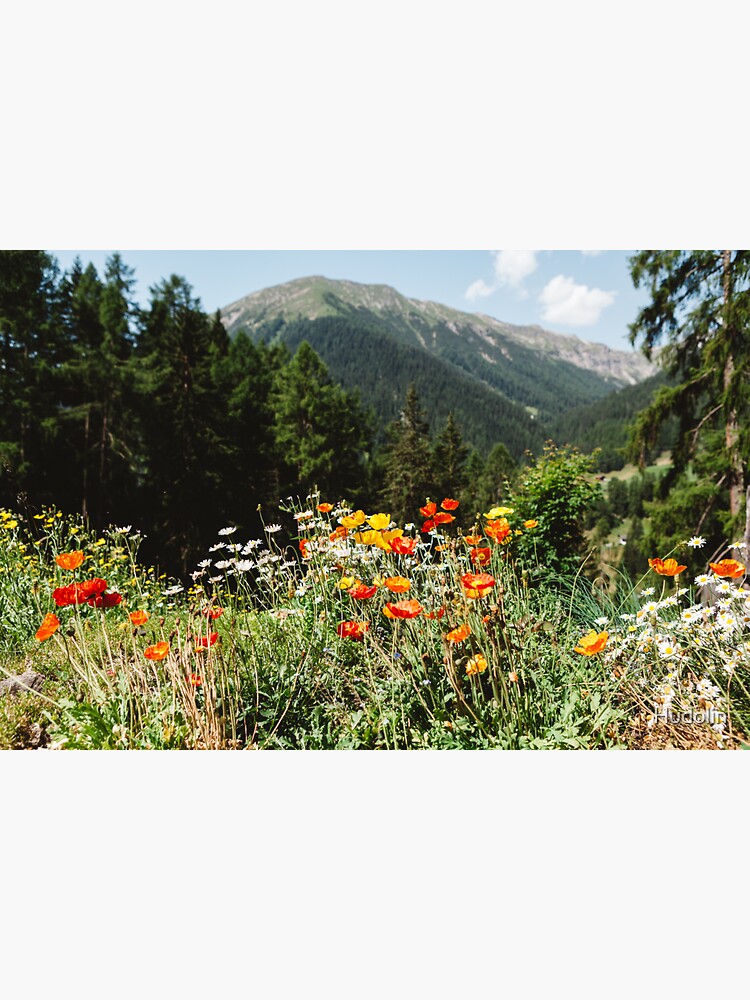 Mountain garden Sticker