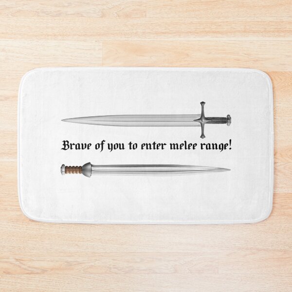 Item preview, Melee Range (On White) designed and sold by epinkb.