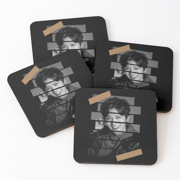 Item preview, Chittaphon Leechaiyapornkul SuperM Ten Korean Kpop Monochrome Stripe Design designed and sold by Piosenka Art.
