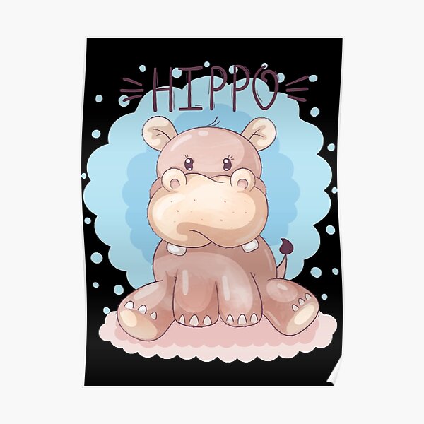 Wandbilder Hippo Meme Redbubble