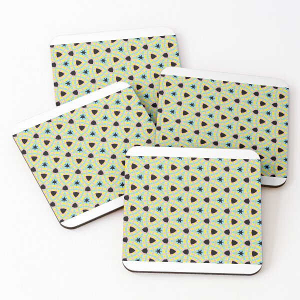 Item preview, A very cool pattern of pastel colors and black shapes designed and sold by With My Hands By K.
