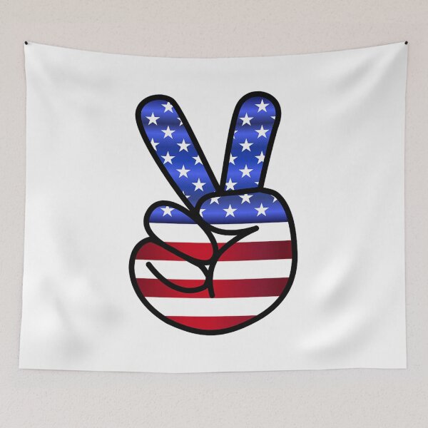 Item preview, america cartoon colorful comic fingers flag funny designed and sold by awearlydesigns.
