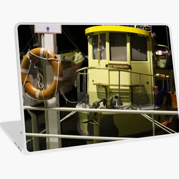 Yellow Boat Laptop Skin
