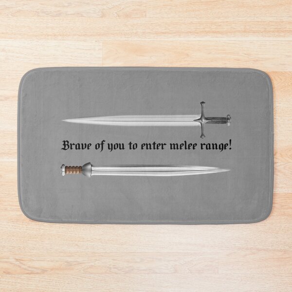 Item preview, Melee Range (On Grey) designed and sold by epinkb.
