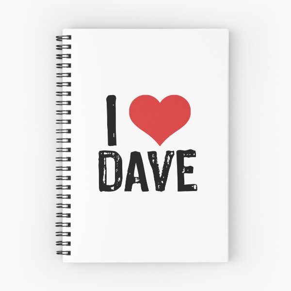 Item preview, I Love Dave designed and sold by The "I Love Everything" Shop.