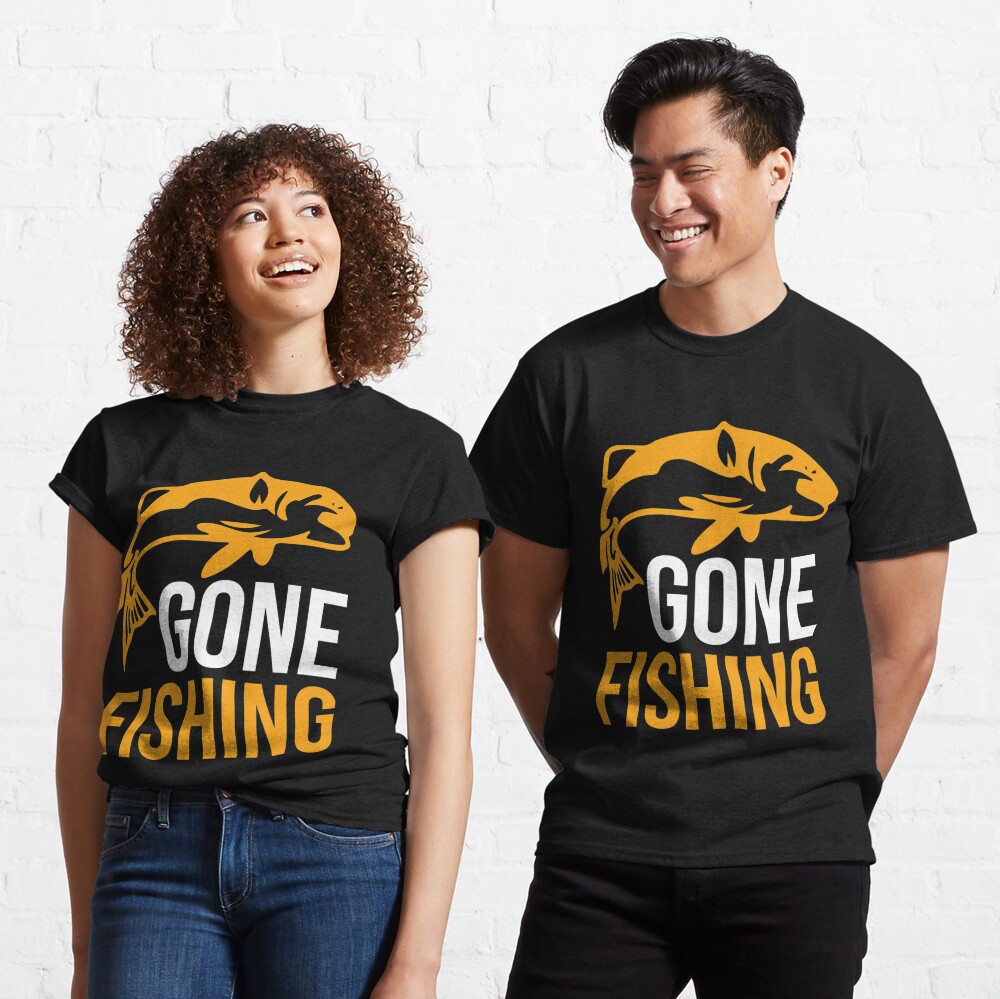Gone Fishing Essential T-Shirt for Sale by rociom7122