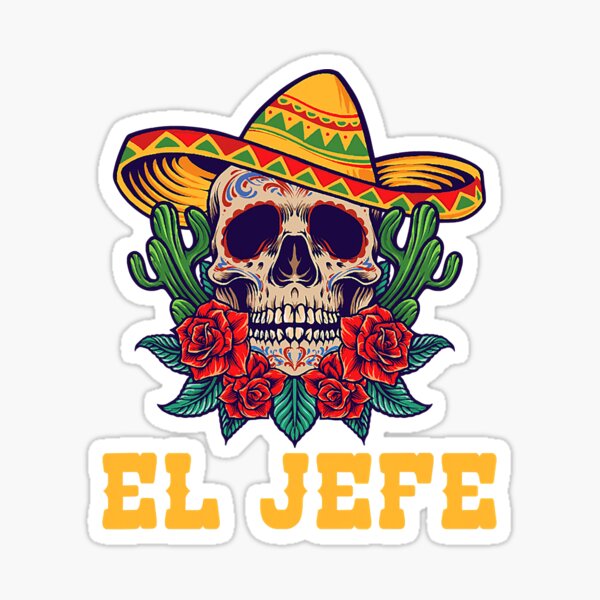 Item preview, El Jefe Day Of The Dead Calavera Sugar designed and sold by CracyArtist.