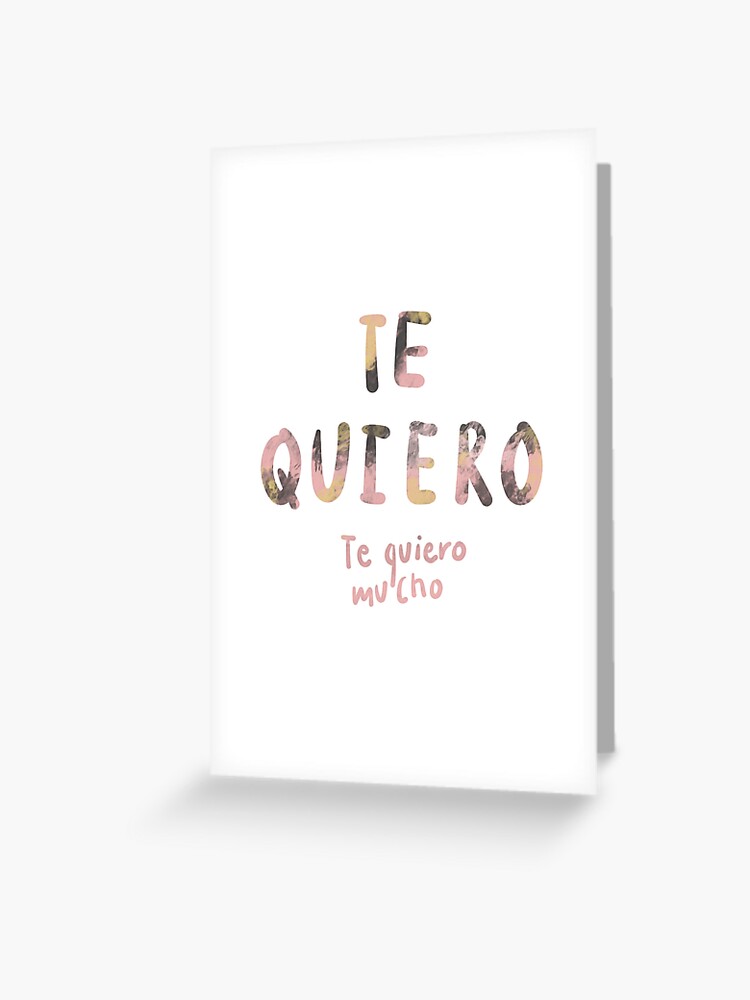 Te quiero mucho! Sticker for Sale by mylensflow