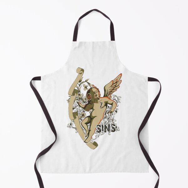 Item preview, angel with gas mask designed and sold by awearlydesigns.