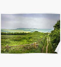 English Country Landscape 2 Poster