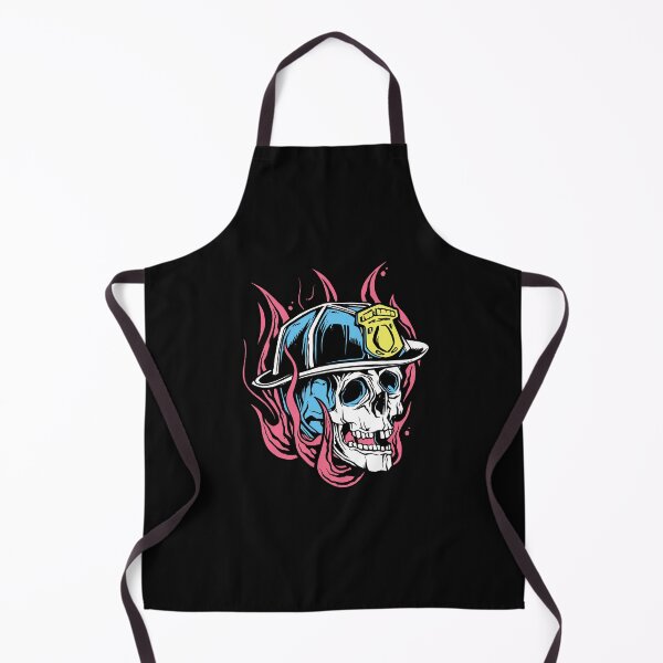 Item preview, Fireman burning skull designed and sold by DerSenat.