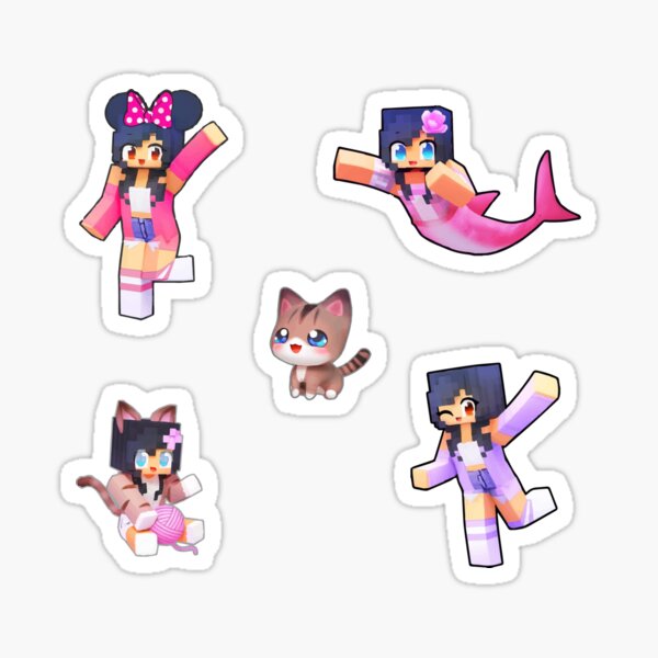 Aphmau Minecraft Sticker Pack Sticker