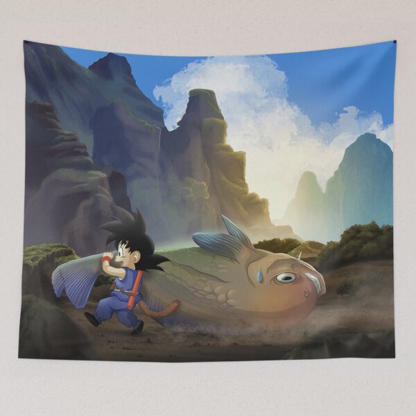 Item preview, Kid Goku Goes Hunting designed and sold by IrelliaBriana.