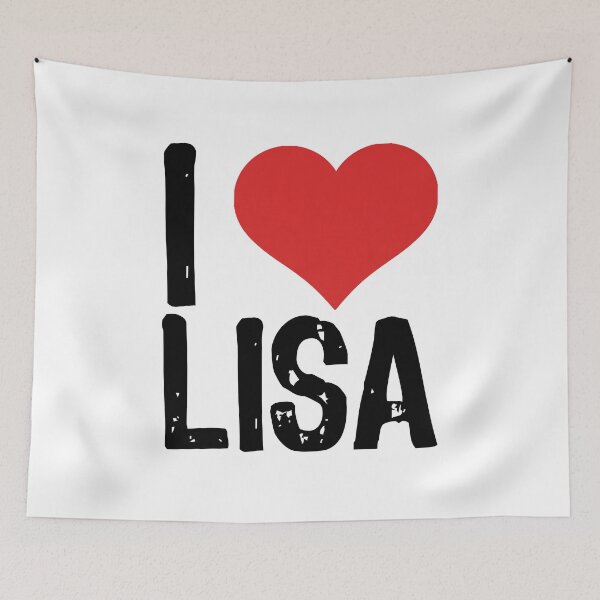 Item preview, I Love Lisa designed and sold by The "I Love Everything" Shop.