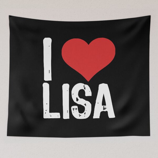 Item preview, I Love Lisa designed and sold by The "I Love Everything" Shop.