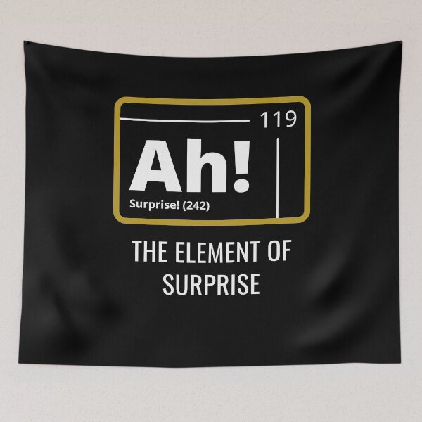 Item preview, Ah! The Element Of Surprise designed and sold by Avishy.