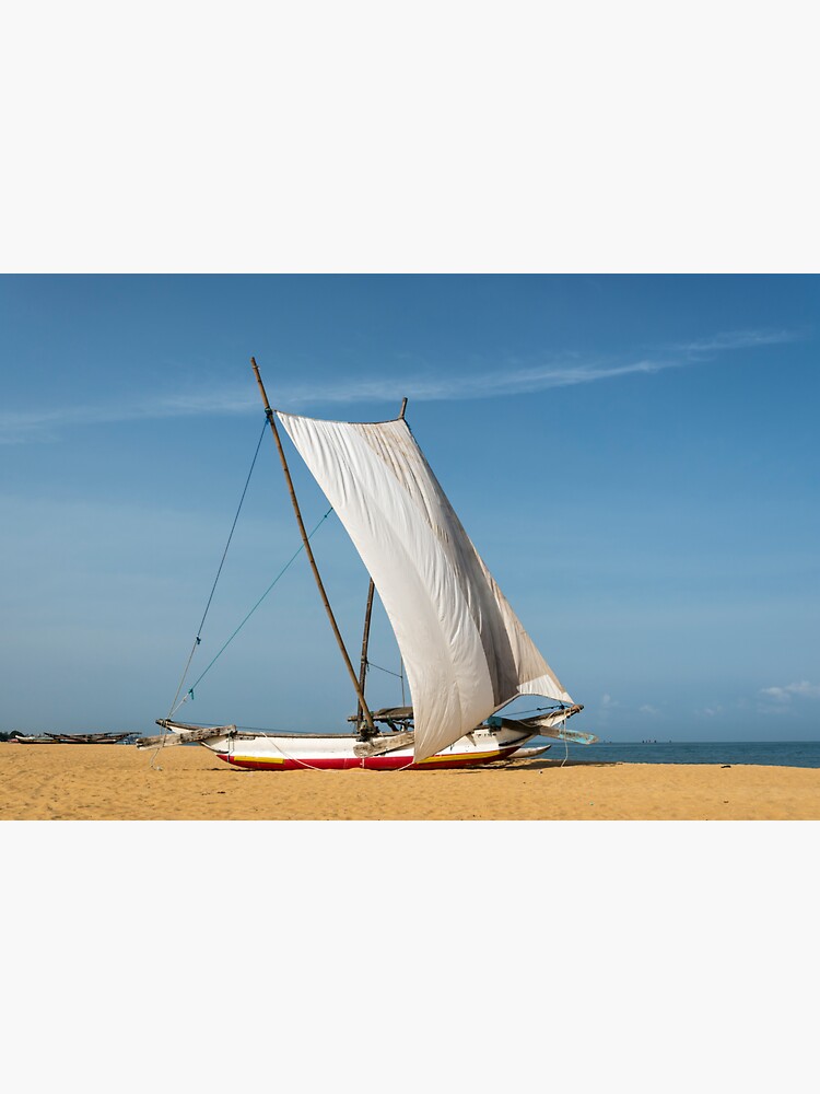 "Catamaran, Negombo Beach, Sri Lanka" Sticker for Sale by petrsvarc