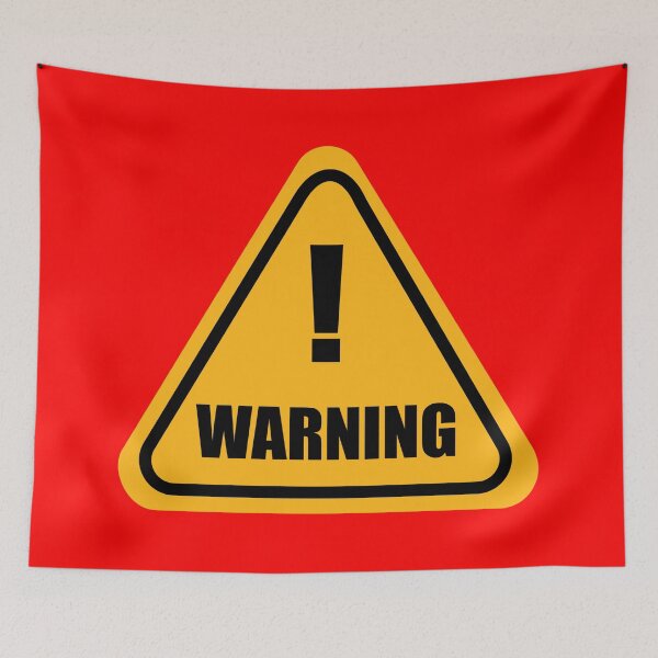 Item preview, Warning Sign designed and sold by SLGreenArrow.