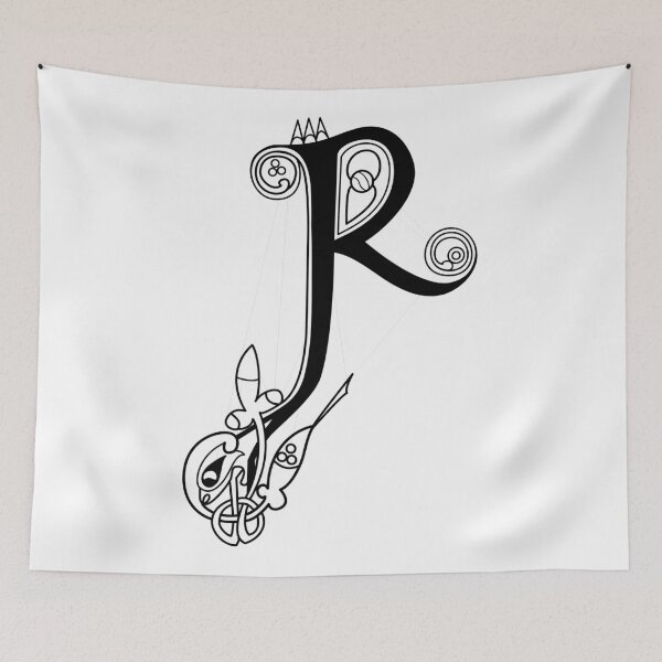 Item preview, Kells Letter R designed and sold by CatholicSaints.