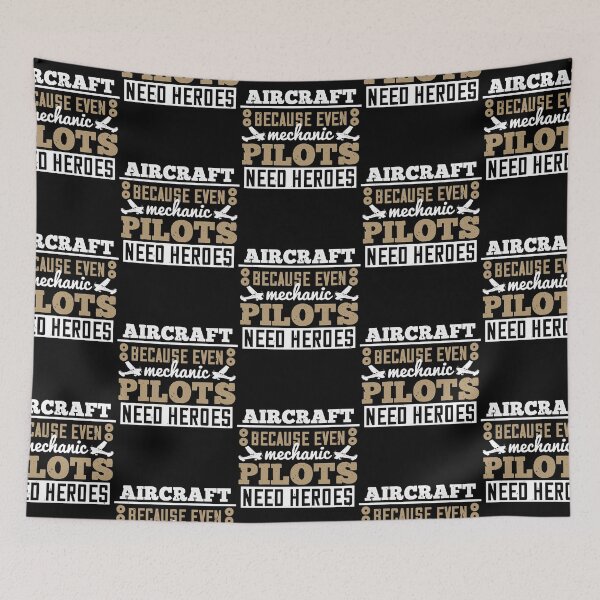 Item preview, aircraft because even mechanic pilots need heroes  designed and sold by AnadalayWal.